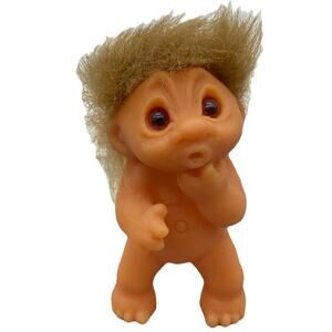 DAM 1985 Newborn 3" Garden Troll Made in Denmark {U}